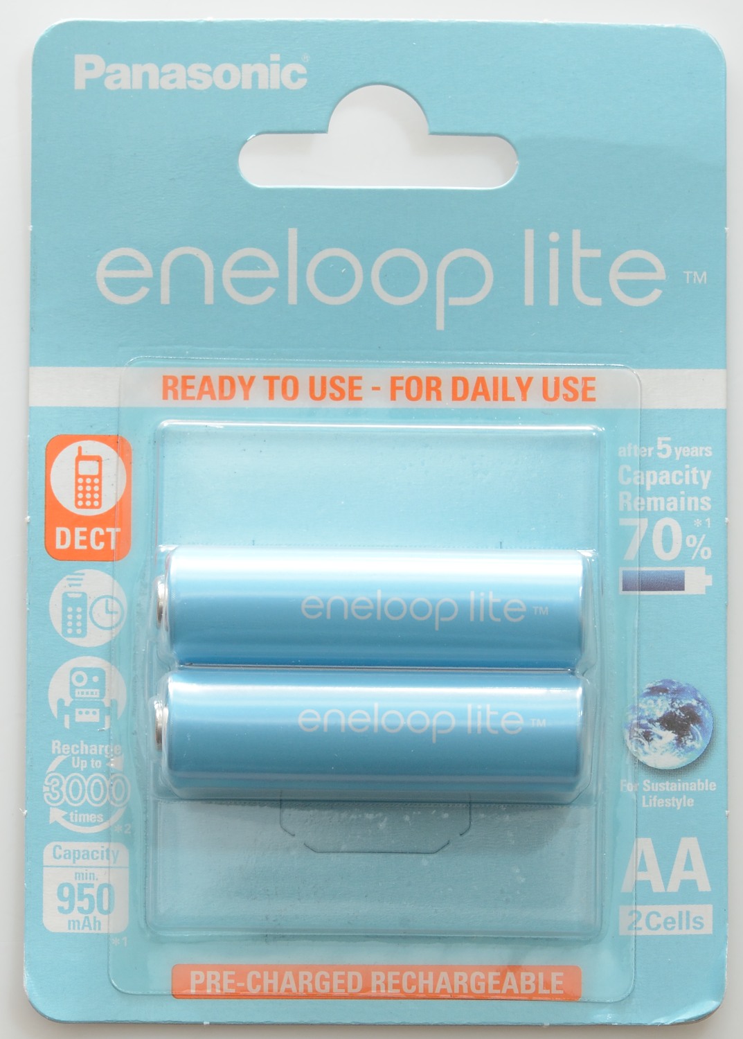 Test Review Of Eneloop Lite Aa Mah Bk Lcce Cyan Rechargeable Batteries